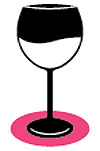 wine glass logo for Chicago Magazine's best wine bar pick